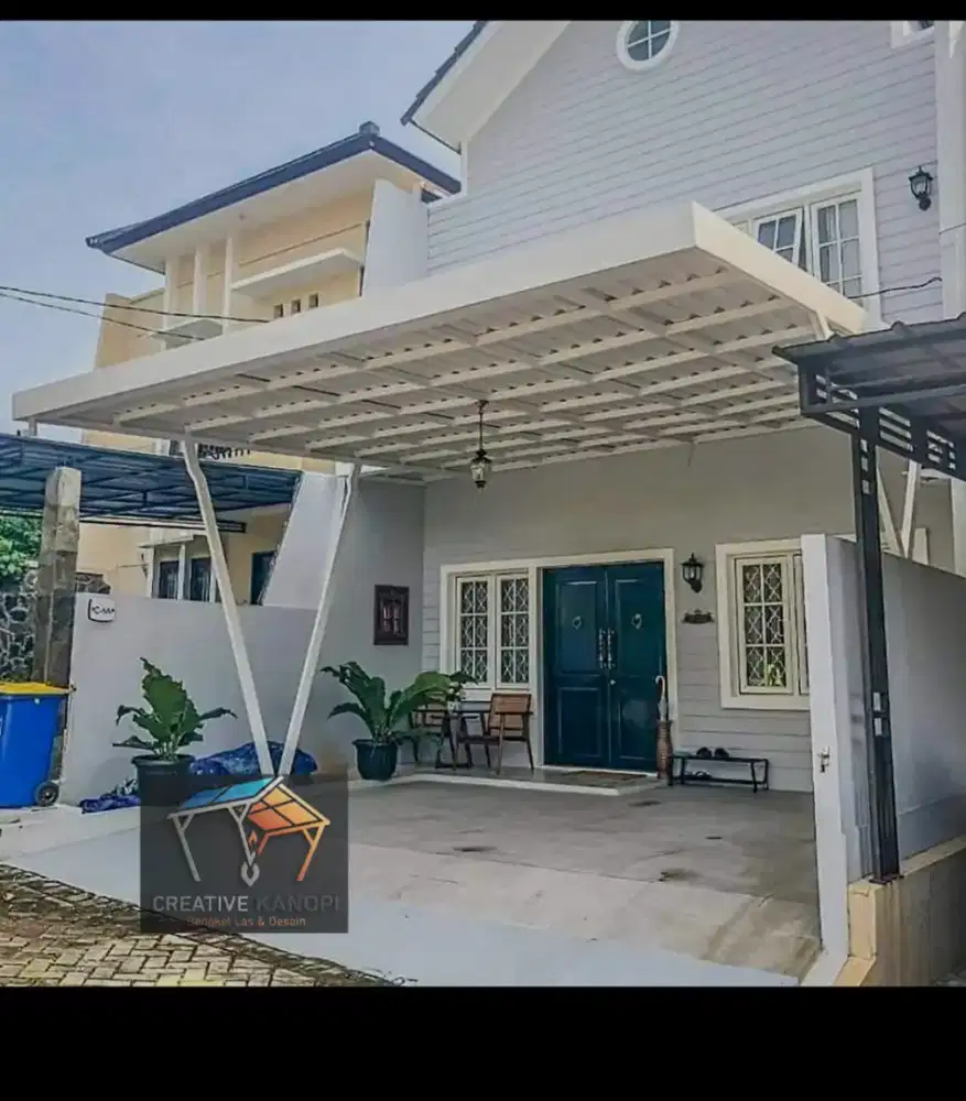 0017 kanopi atap upvc alderon twinwall double layer