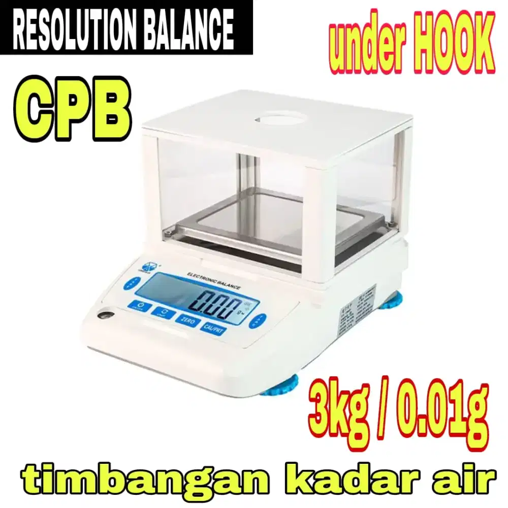 Timbangan digital lab analitik 3000gr 0.01g perhiasan emas obat 3kg