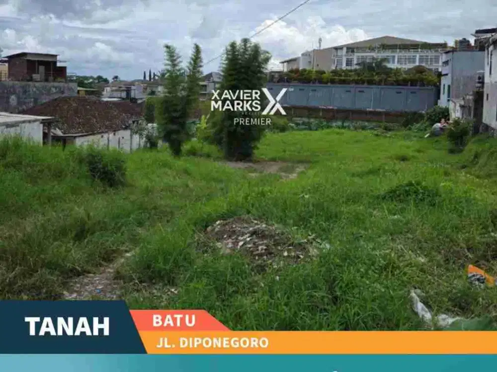 DIJUAL Tanah Strategis Dekat Lippo Plaza, Area Jl Diponegoro Kota Batu