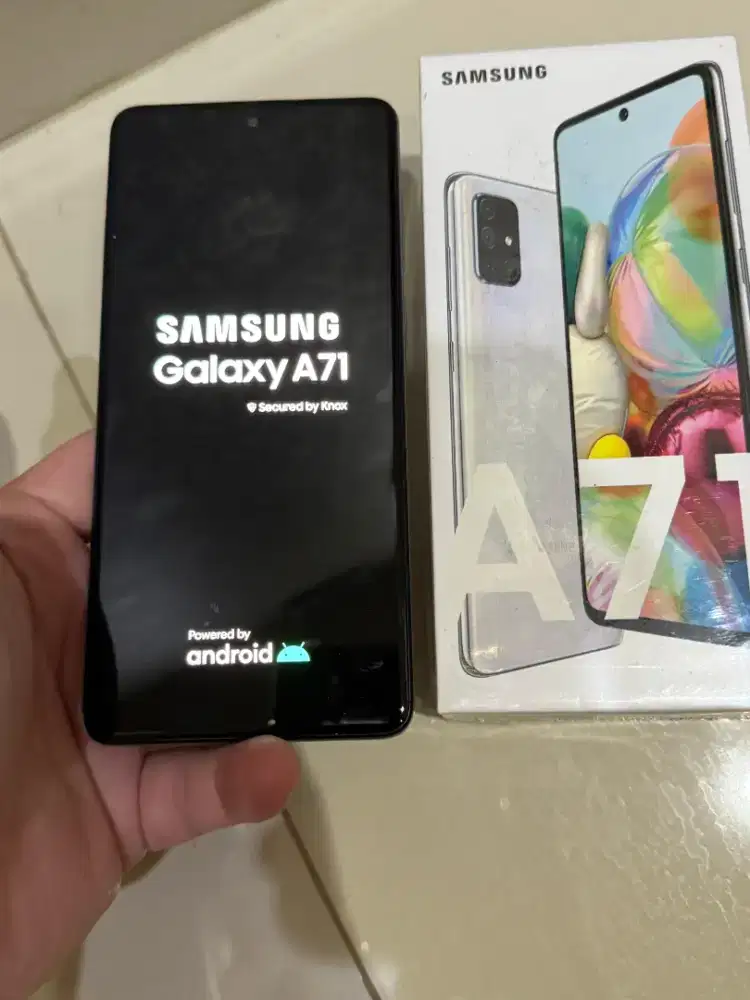 Samsung A71 (8gb/128gb), kondisi bekas, paling termurah