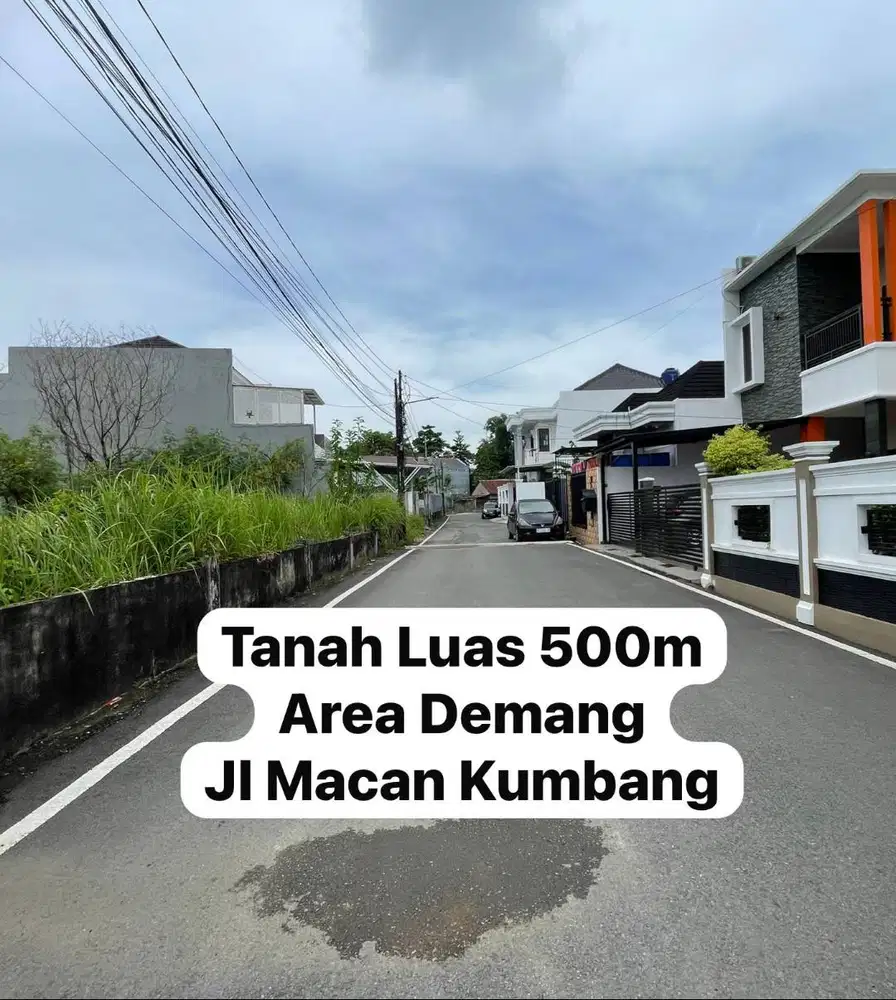 tanah palembang jl macan kumbang dekat griya agung