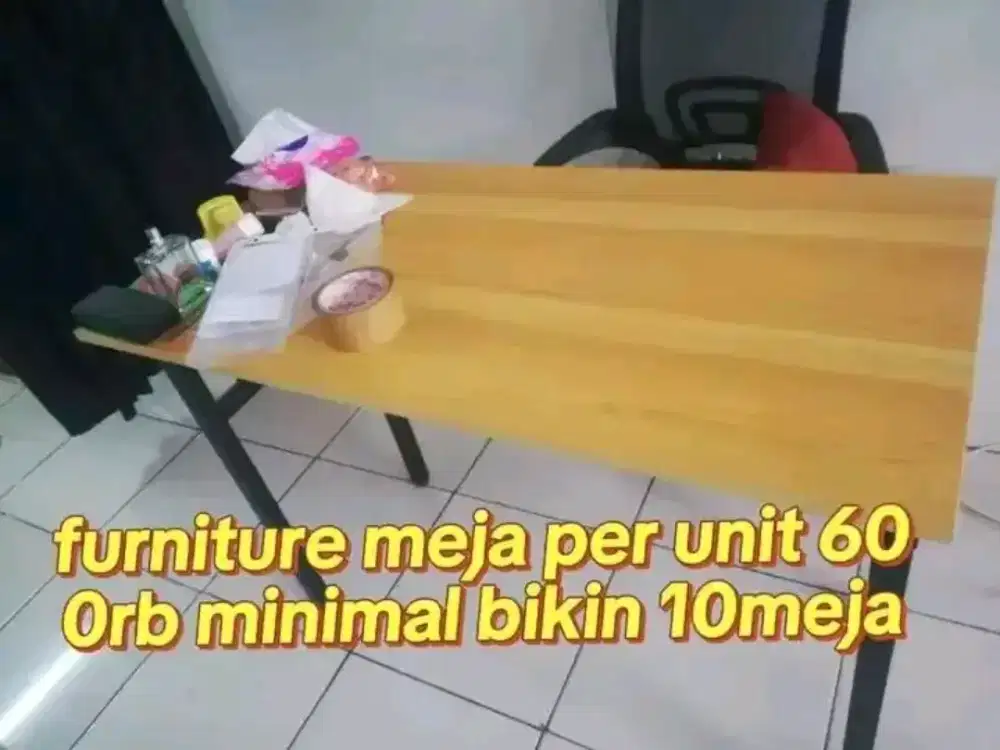 furniture meja lipat minimal 10 meja