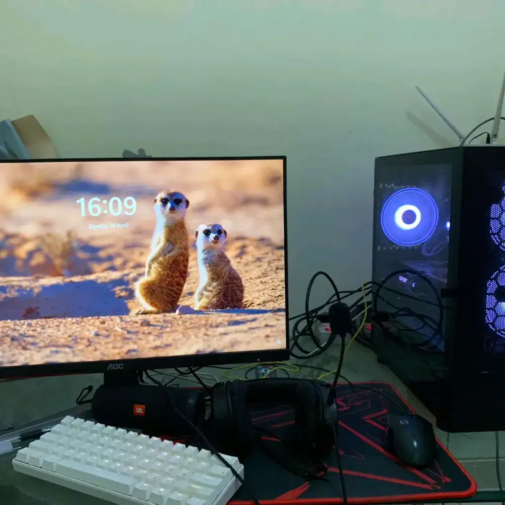 SET PC GAMING & EDITING | i5 12600KF + RTX 3060 + AOC 24G2 144Hz