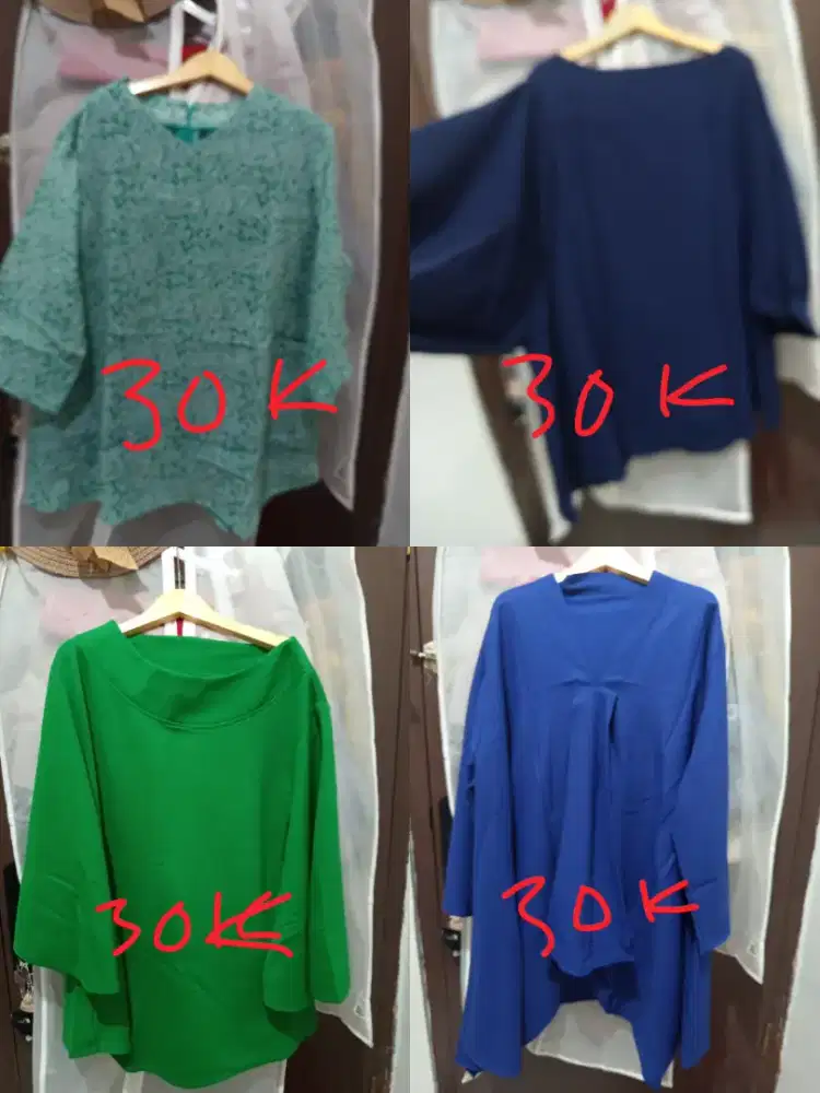 blus atasan,blezer dan gamis