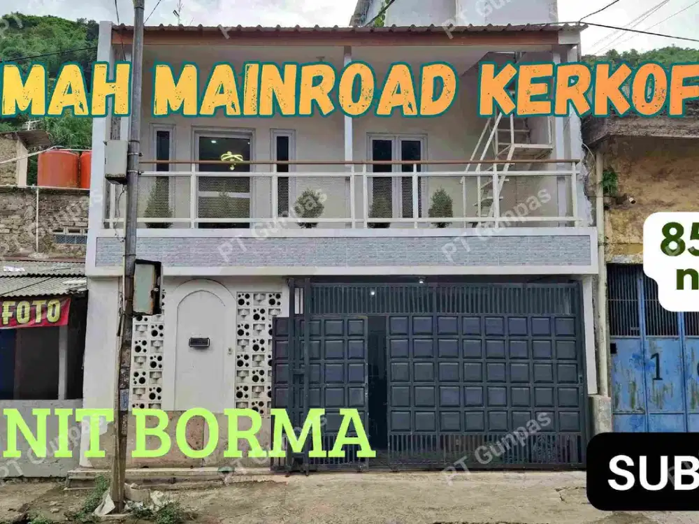 dijual rumah mainroad dekat unjani cimahi bonus furniture