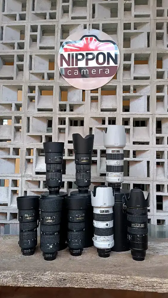 Lensa Tele Nikon Sport Nikon afs / AFD 80-200 f2.8, 70-200 VR II Nano