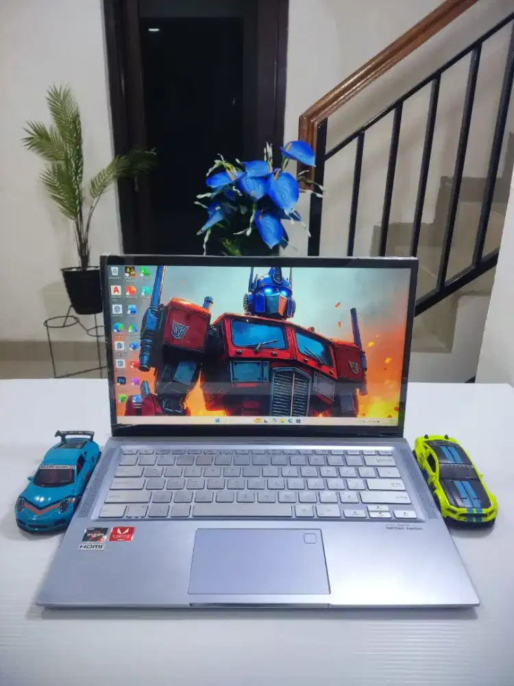 Laptop Design Asus Zenbook Ryzen 5 Ram 8/512gb Ssd Siap Pakai COD