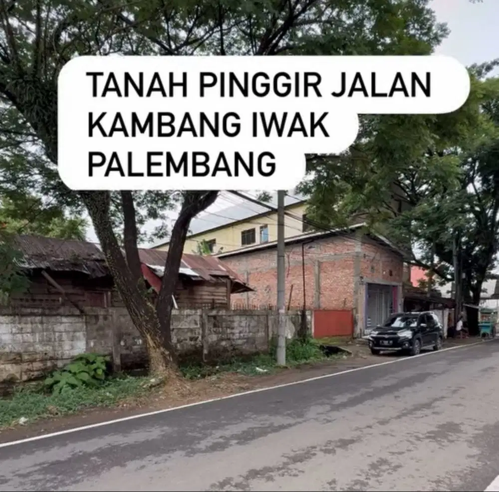 tanah pusat kota Kambang Iwak kota Palembang