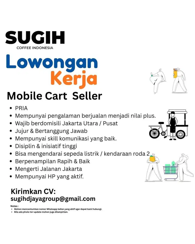 Lowongan Kerja Operator Armada Sugih Coffee