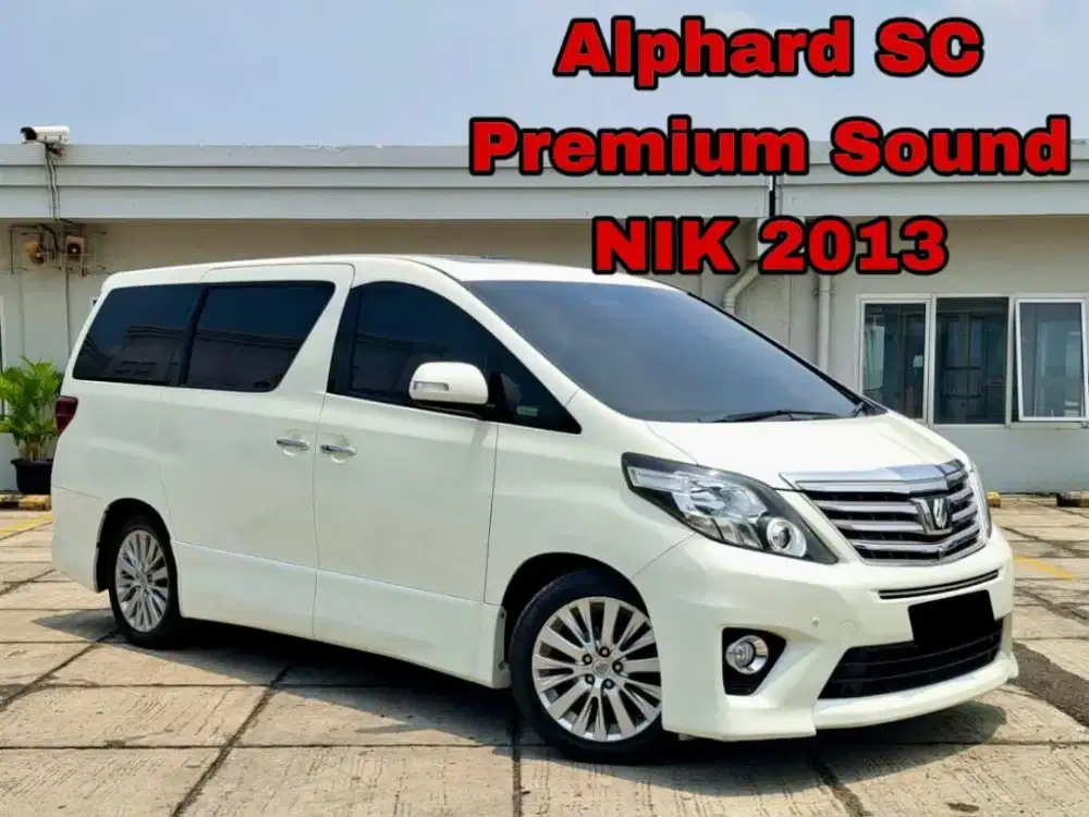 Toyota Alphard SC Premium Sound PS 2013
