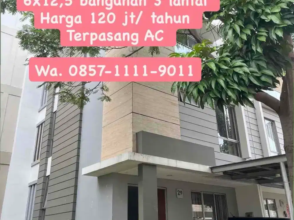 TERMURAH Rumah 3 Lantai HOOK Terpasang 4 AC