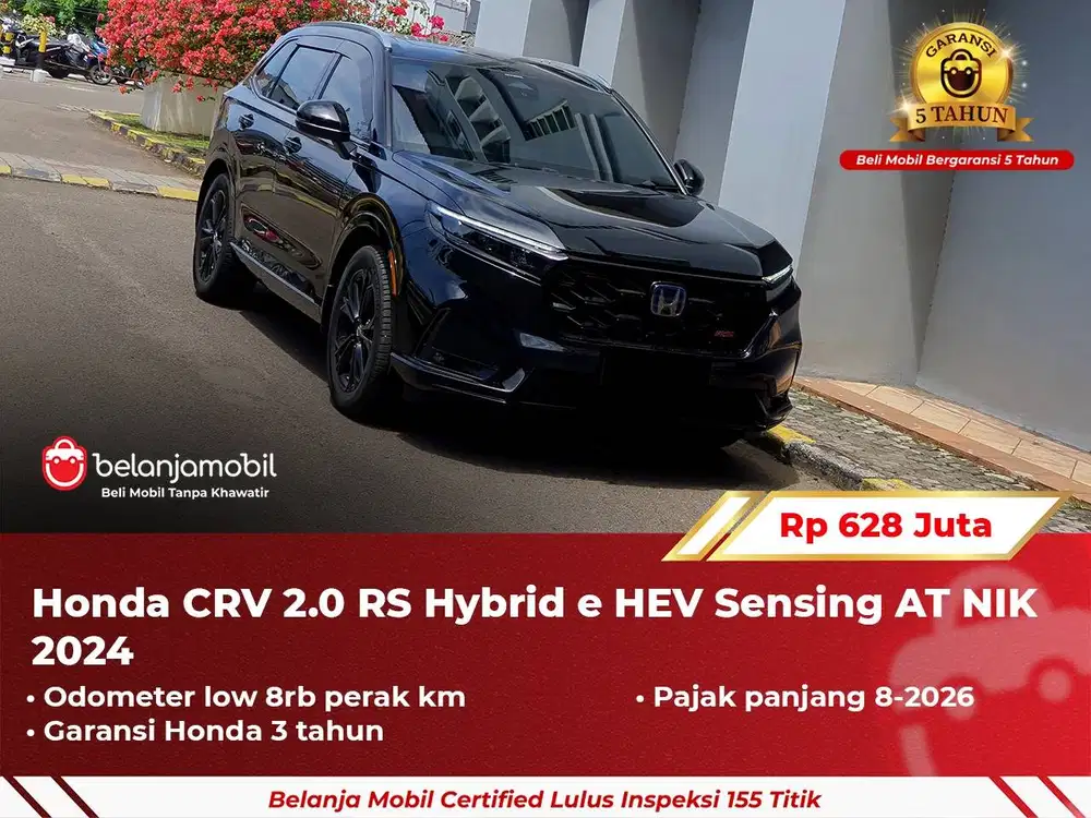 [GARANSI 5TH] Honda CR-V CR V CRV 2.0 RS Hybrid HEV Sensing 2024/2025