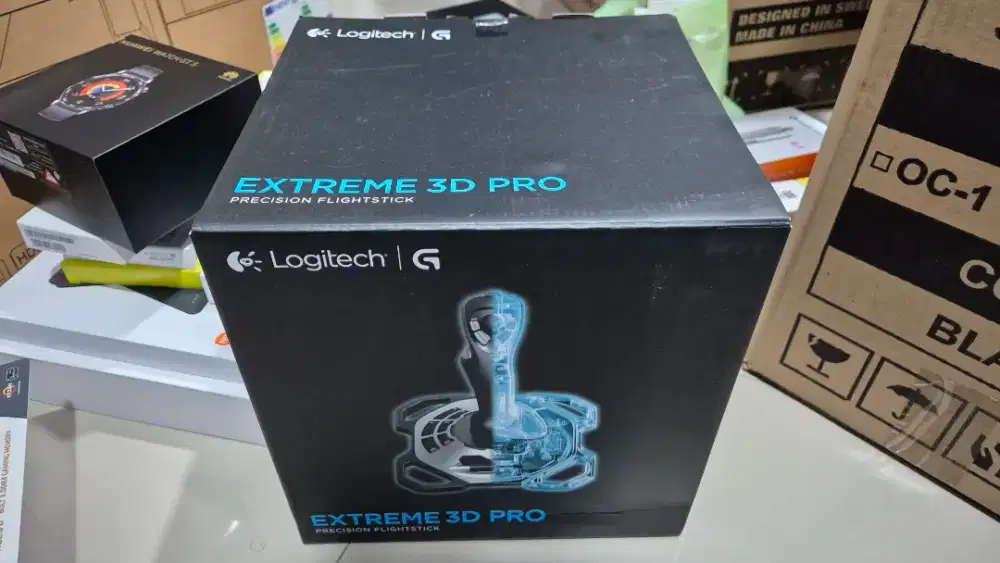Logitech Extreme 3D Pro Joystik Flight Simulator