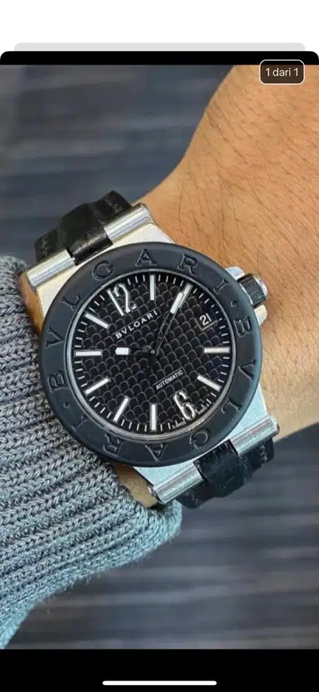 Jam bvlgari diagono DG35SV new model box paper 2011