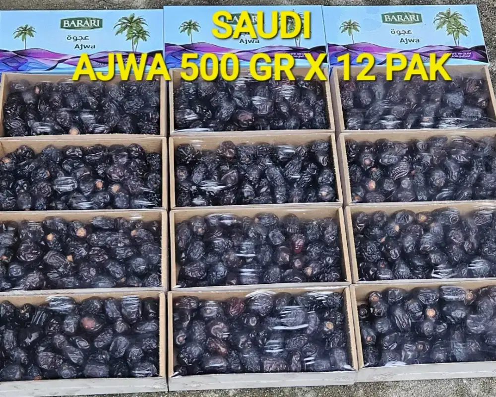 Kurma ajwa 250gr x 28 exp 2027
