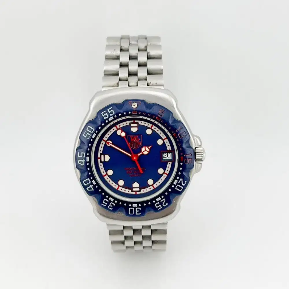 TAG Heuer Formula 1 Vintage Blue Dial, Boxs Paper. 370.513