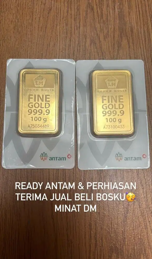 Logam mulia antam dari 1/1kg ready