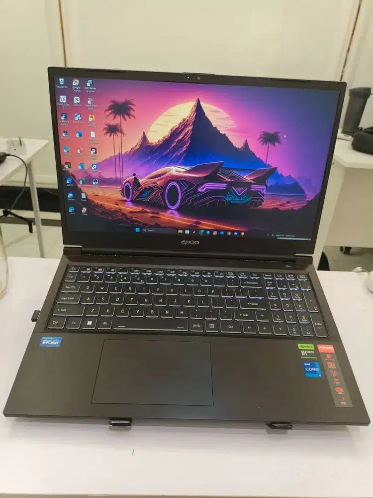 JUAL RUGI LAPTOP GAMING AXIOO PONGO 735 RTX  3050 Intel Core i7-13620H