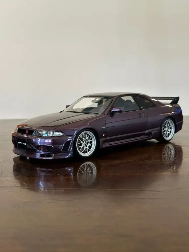 Ignition Model Nissan Skyline GTR R33 Midnight Purple Model Car Mobil