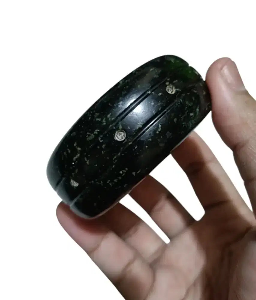 Gelang Bracelet Black Jade Giok Hitam Natural