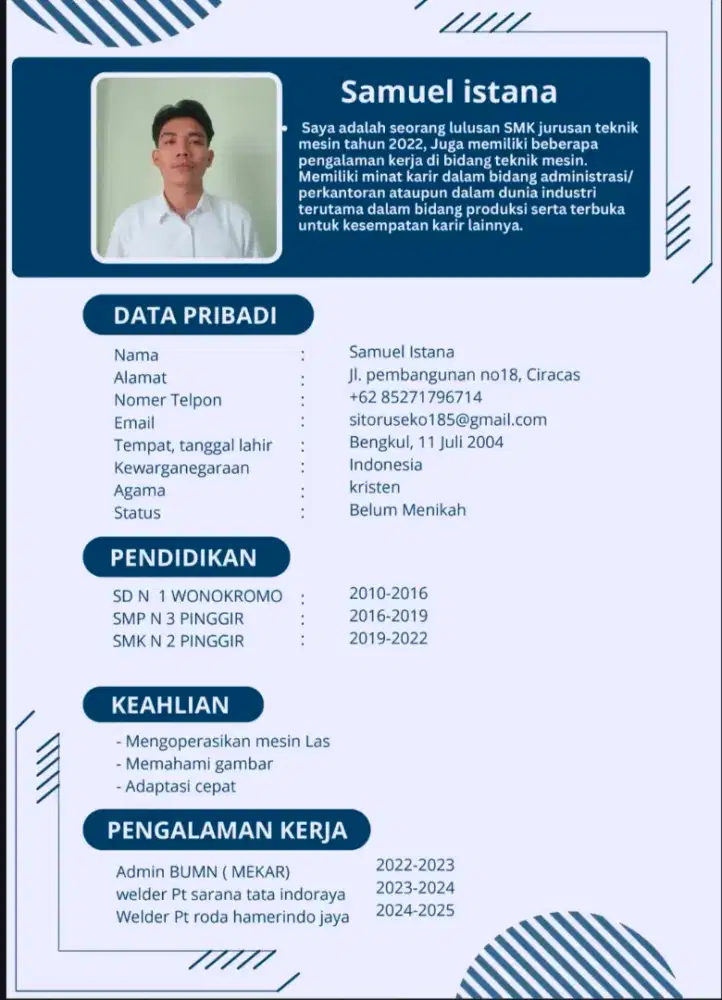 Siap kerja kapanpun