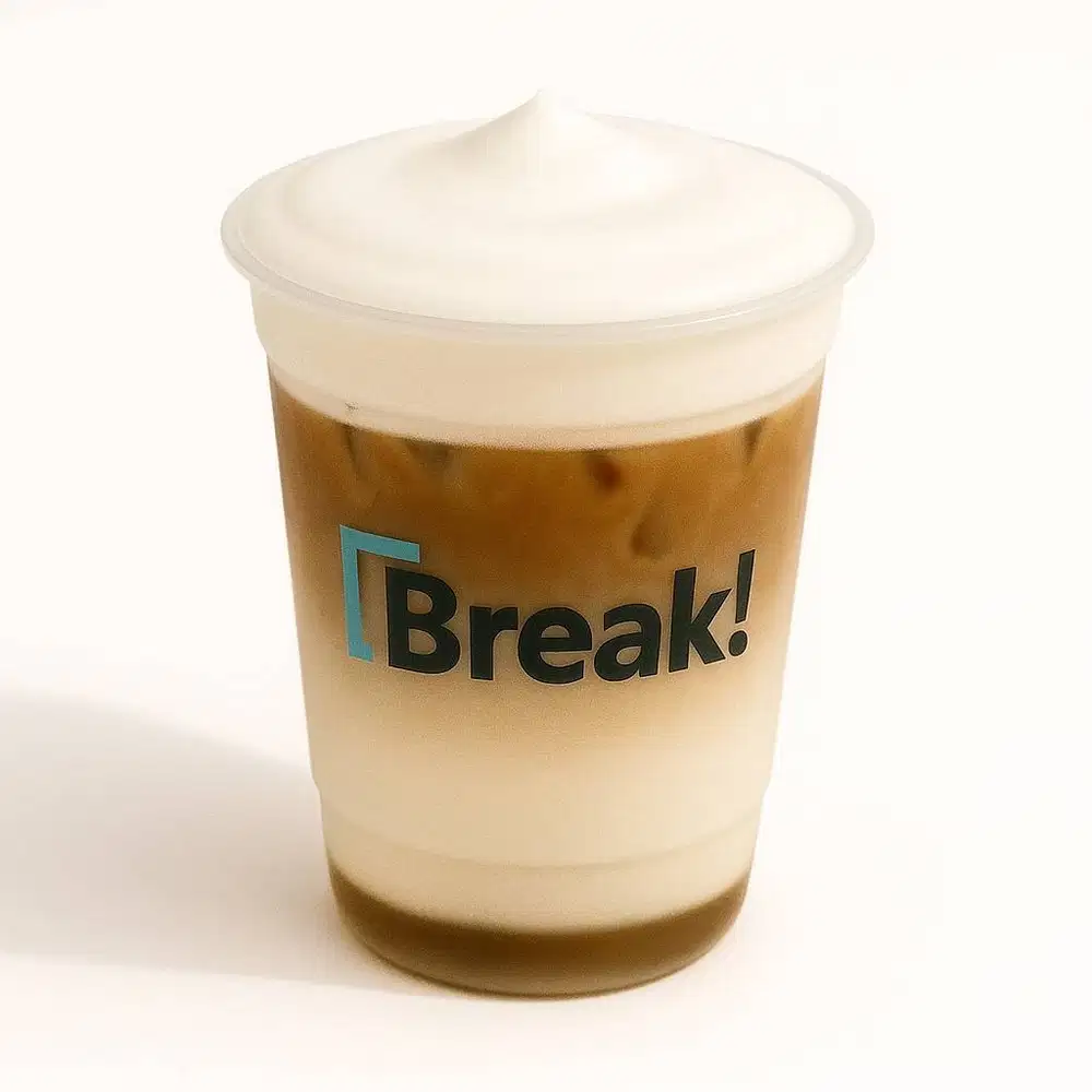 Break Drink Iced Hazelnut Coffee Latte - Menerima Pesanan Banyak