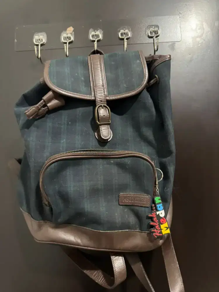 Tas ransel kulit kondisi mulus