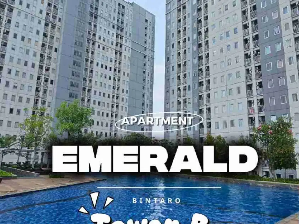 dijual apartment emerald bintaro samping brittish school