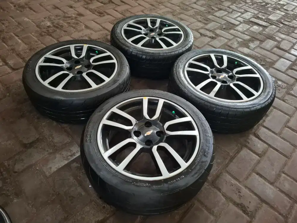 Velg Ban Tebal Ori Chevrolet Aveo R16 Spin Spark Lova March Datsun GO