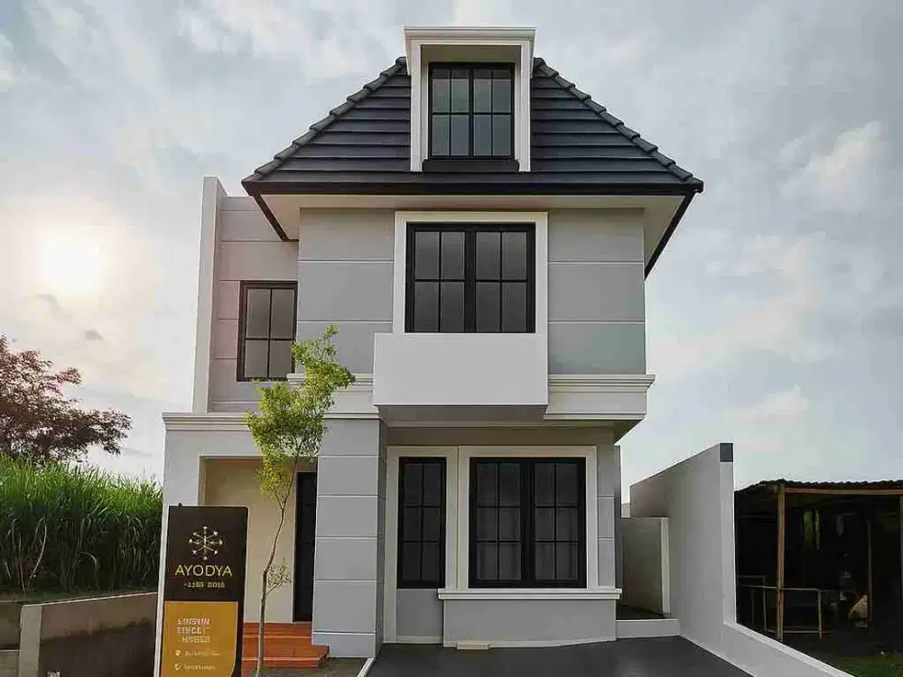 Rumah 2 Lantai Classic Luxury Kota Malang – Gaya Eropa Berkelas & Timeless Design