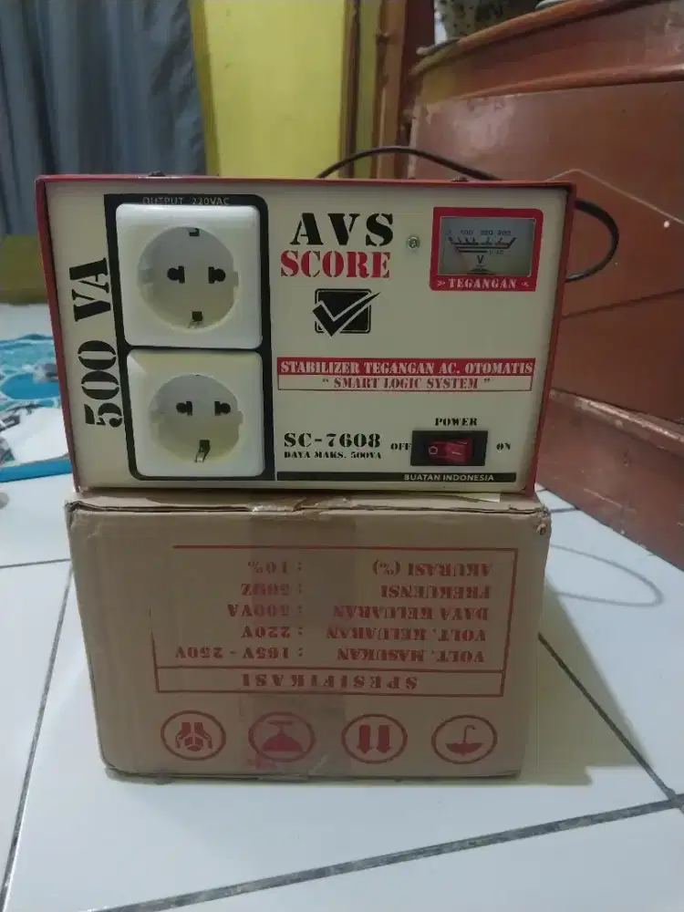 Stabilizer avs 500VA baru buka salah beli