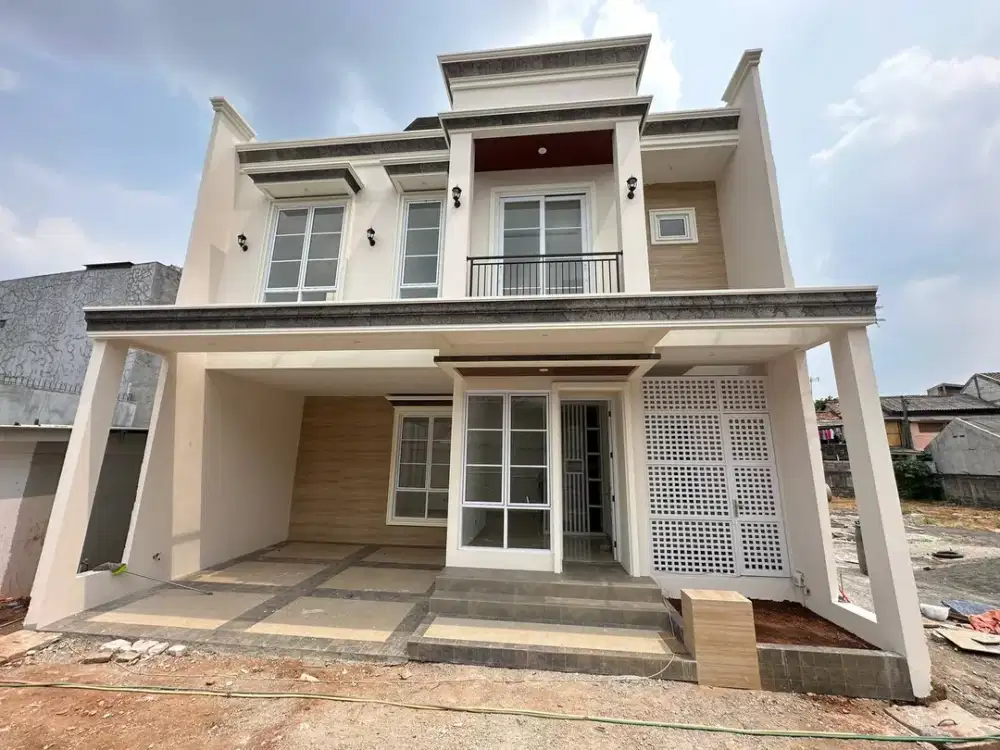 Rumah Cluster 2Lt. Cantik Asri 3KT 2KM Type 108/83 Strategis Full Akses Bambu Apus Jakarta Timur