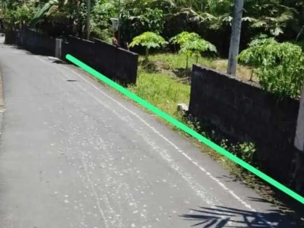 Dijual Tanah Pekarangan Pinggir Jalan Besar di Turi Tempel