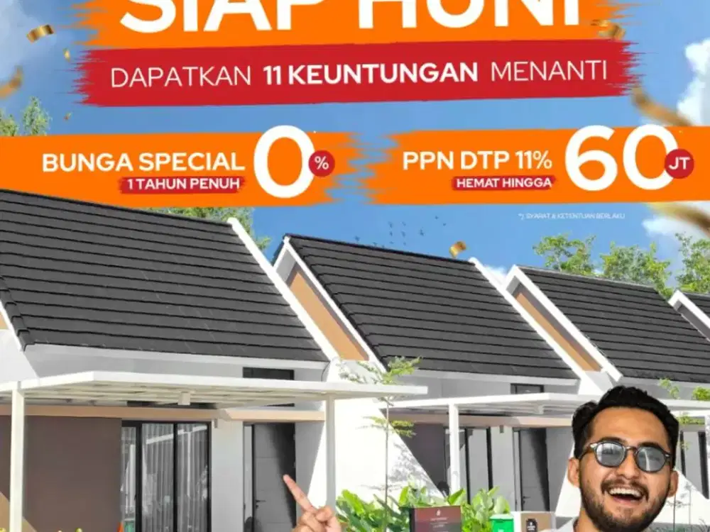 rumah java residence free biaya tanpa Dp