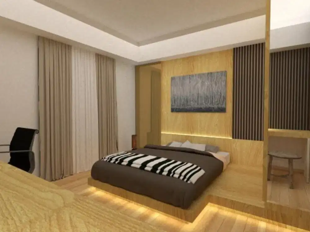 FOR RENT APT EMBARCADERO 1 BEDROOM COZY FULLY FURNISHED BINTARO 9