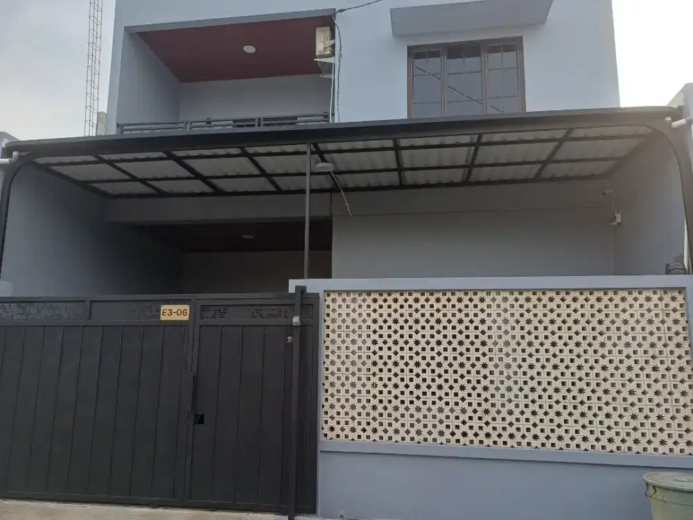 Rumah bangunan baru dukuh zamrud bekasi