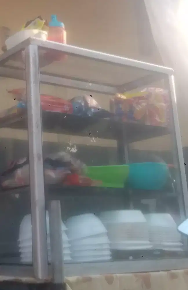 atalase kaca 3 susun