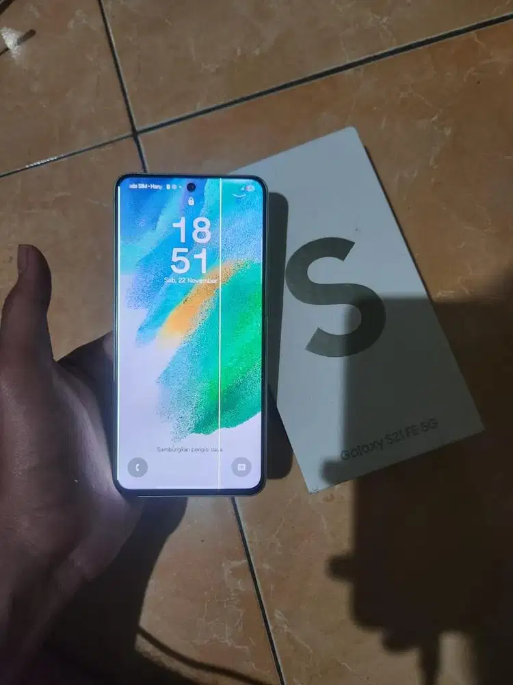 Jual s21 fe 8/128 ex sein minus garis hp dusbook lok Pandeglang