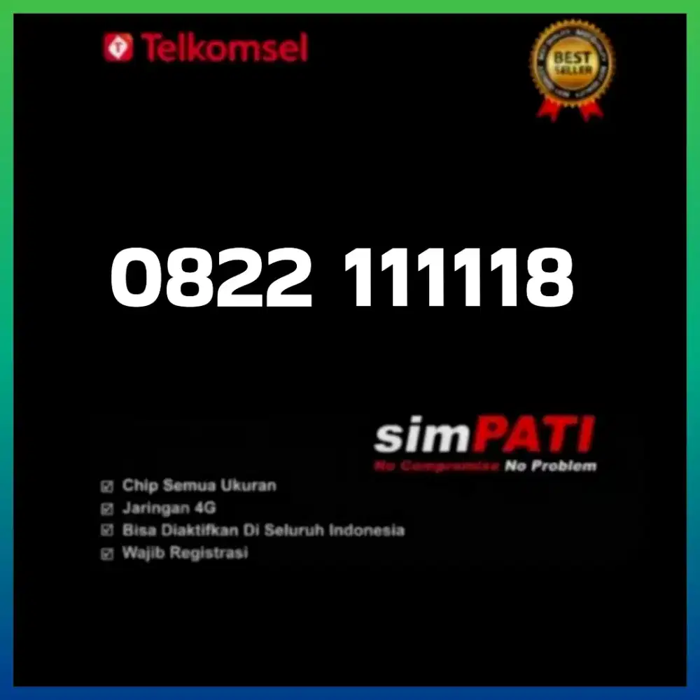 Nomor cantik simpati Telkomsel seri panca a