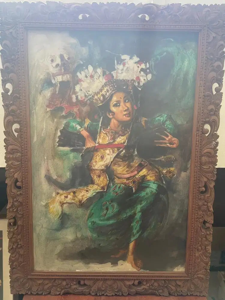 Lukisan Vintage Bali on canvas