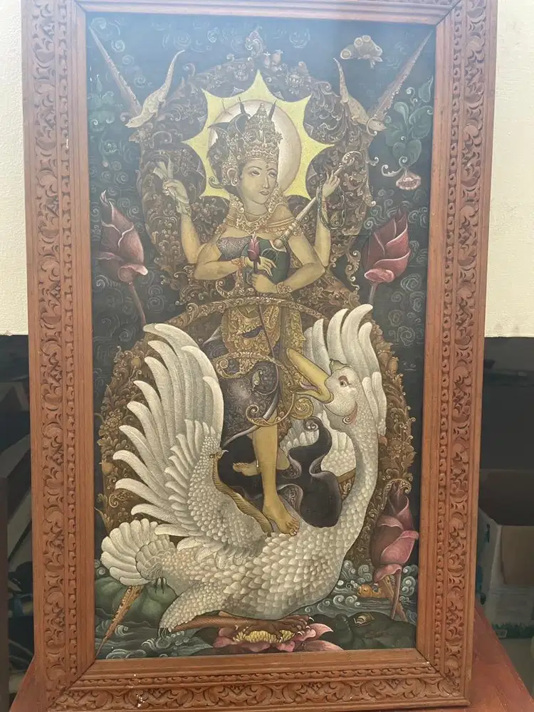 Lukisan Vintage bali on canvas