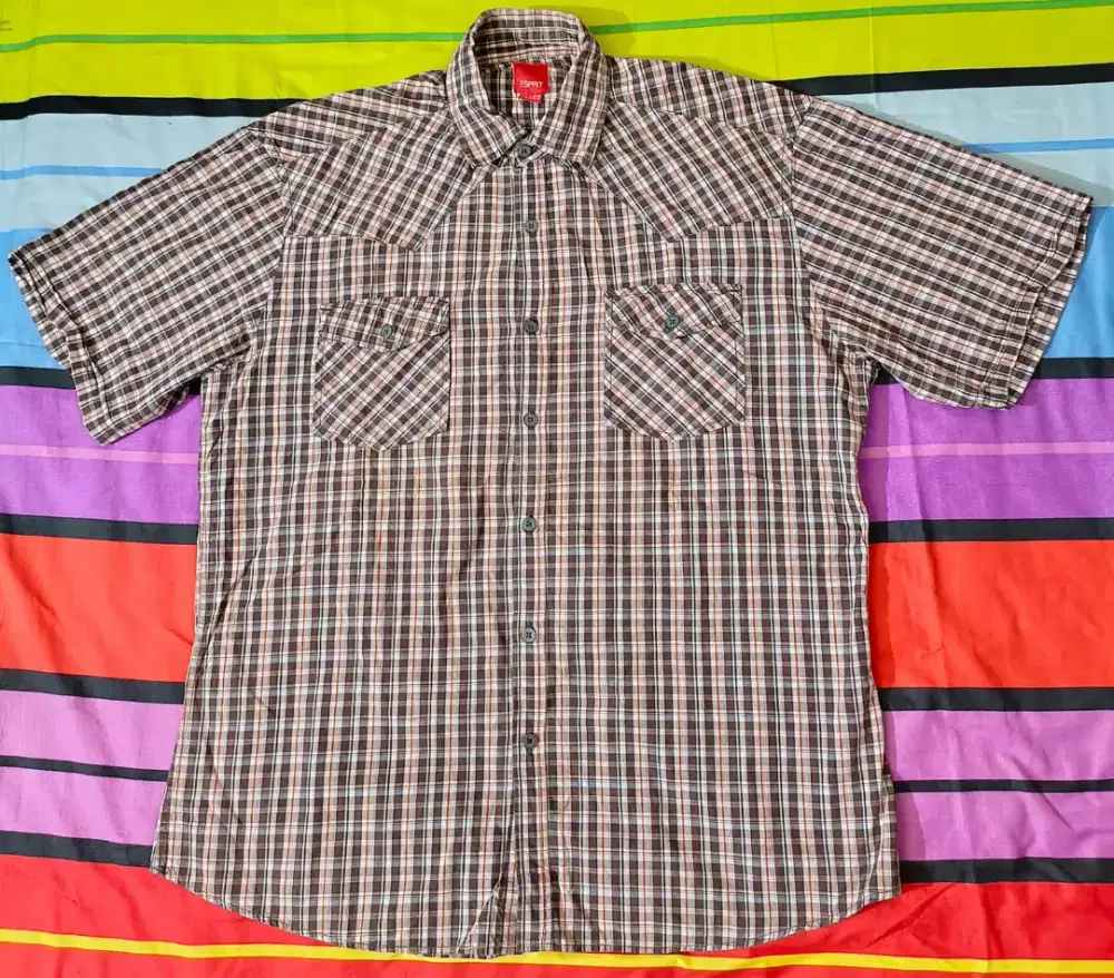Kemeja keren branded Esprit size XL