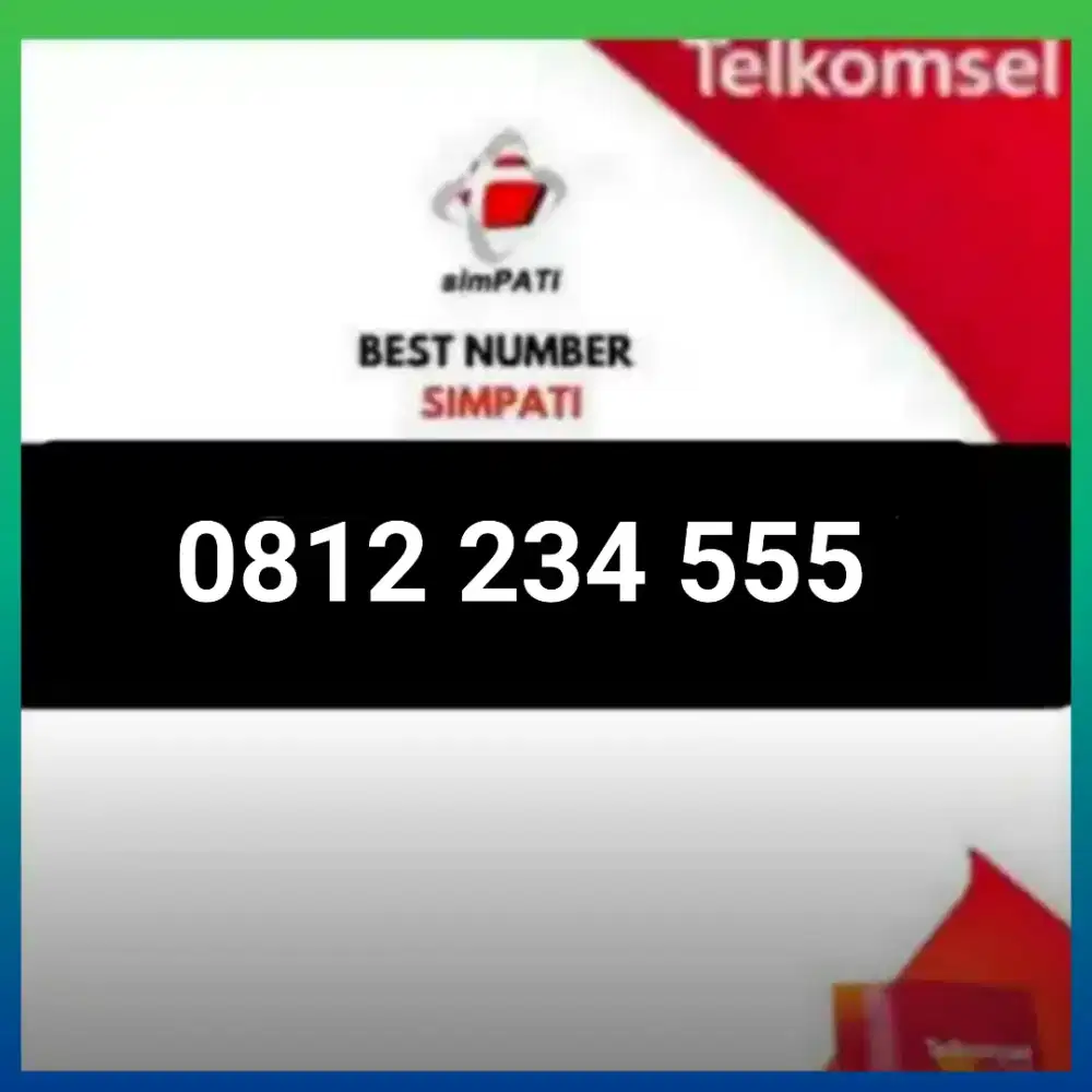 Nomor cantik simpati Telkomsel super