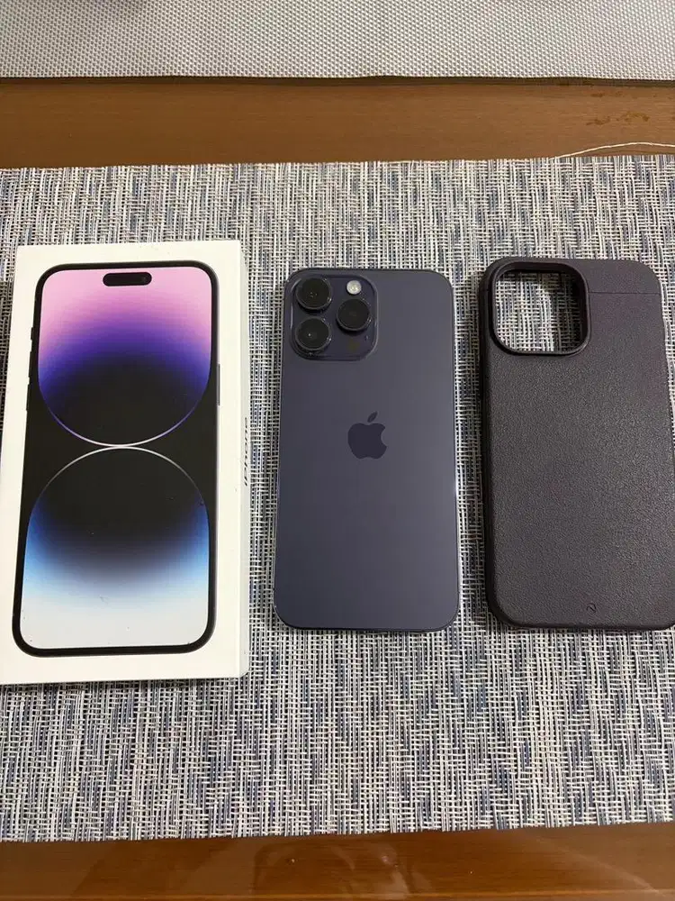 Iphone 14 pro max deep purple 256GB fullset