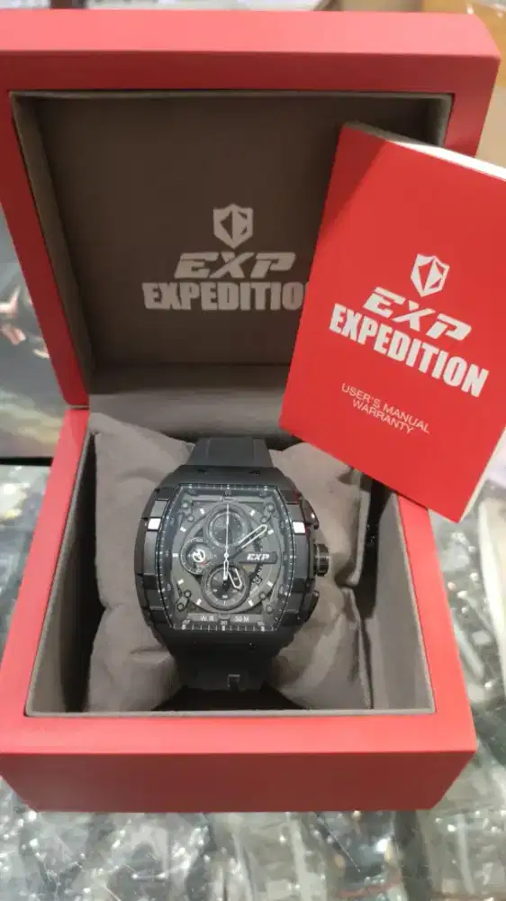 Di jual jam Expedition E6782 FULL BLACK