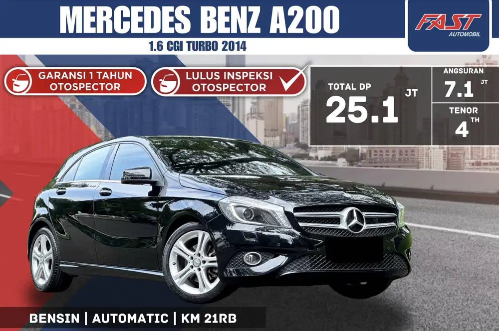 MERCEDES BENZ A200 2014 LOW KM.21RB & PAJAK PANJANG #F5ST