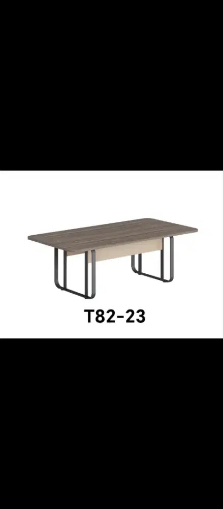 Meja rapat simpel dan elegan