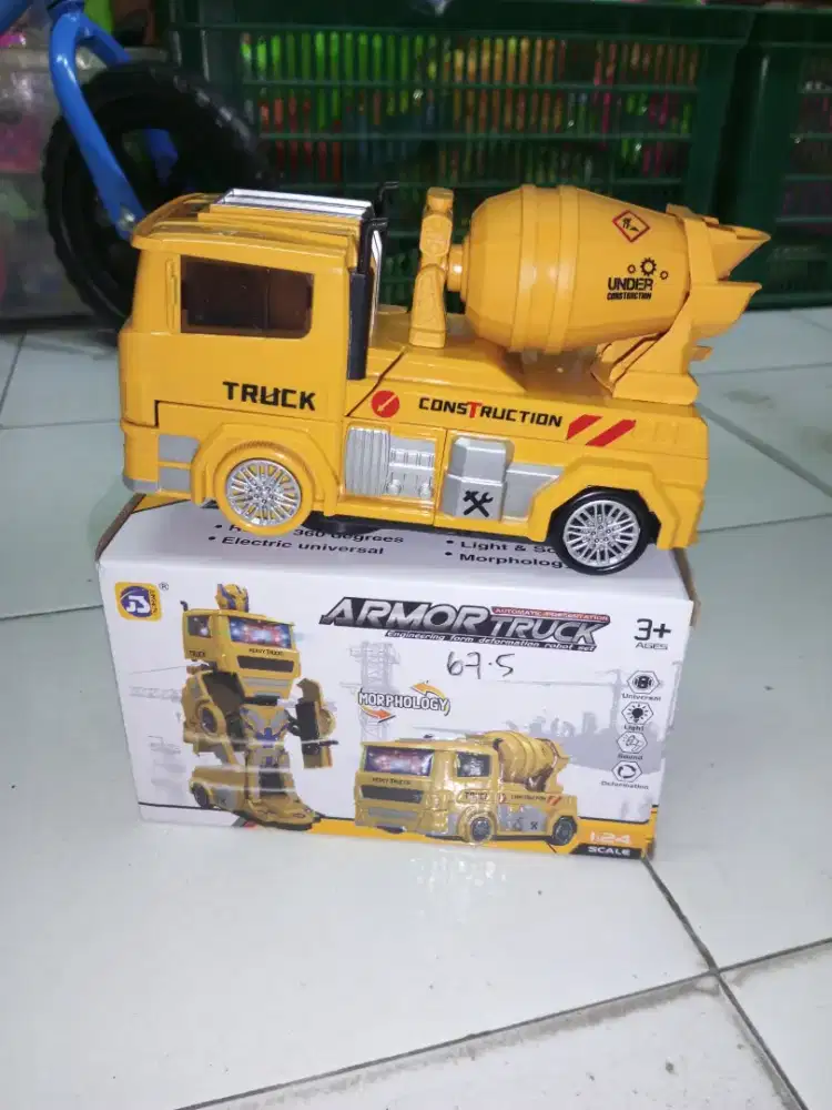 Mainan Anak Truk Molen Transformers