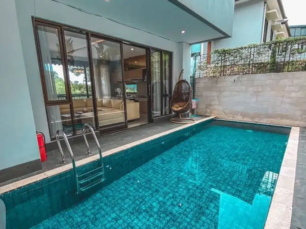 Dijual Villa Mewah Dago Resort plus kolam renang