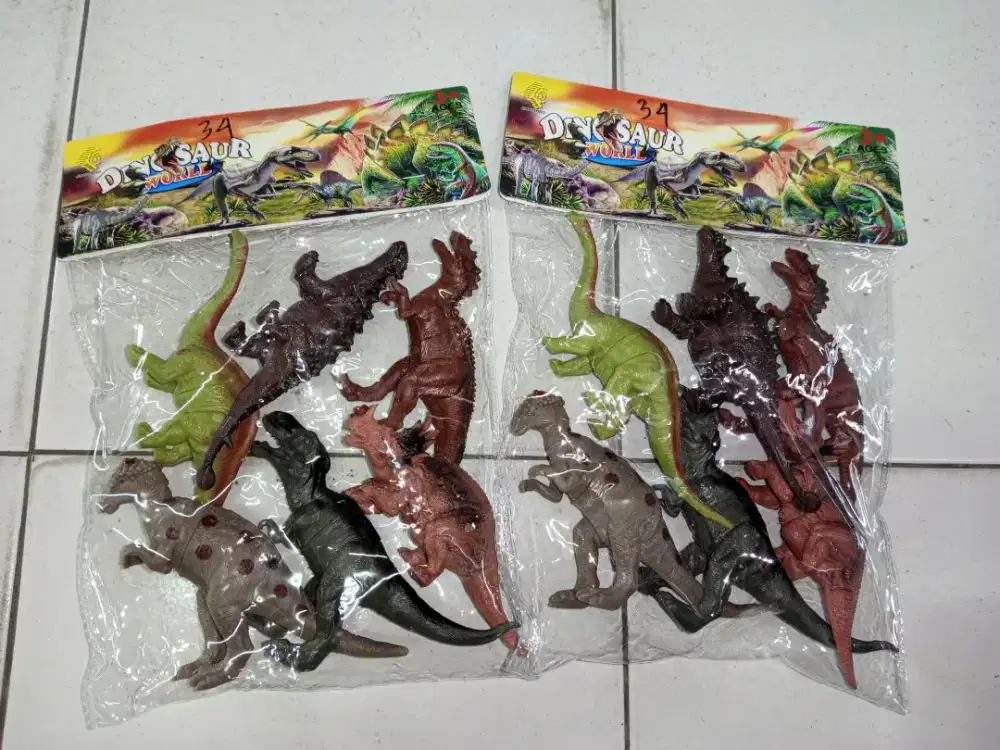 Mainan Anak Dinosaur isi 6